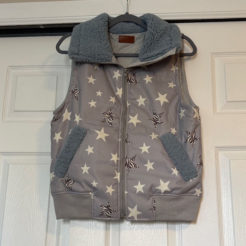 Umgee Blue Star Pattern Vest